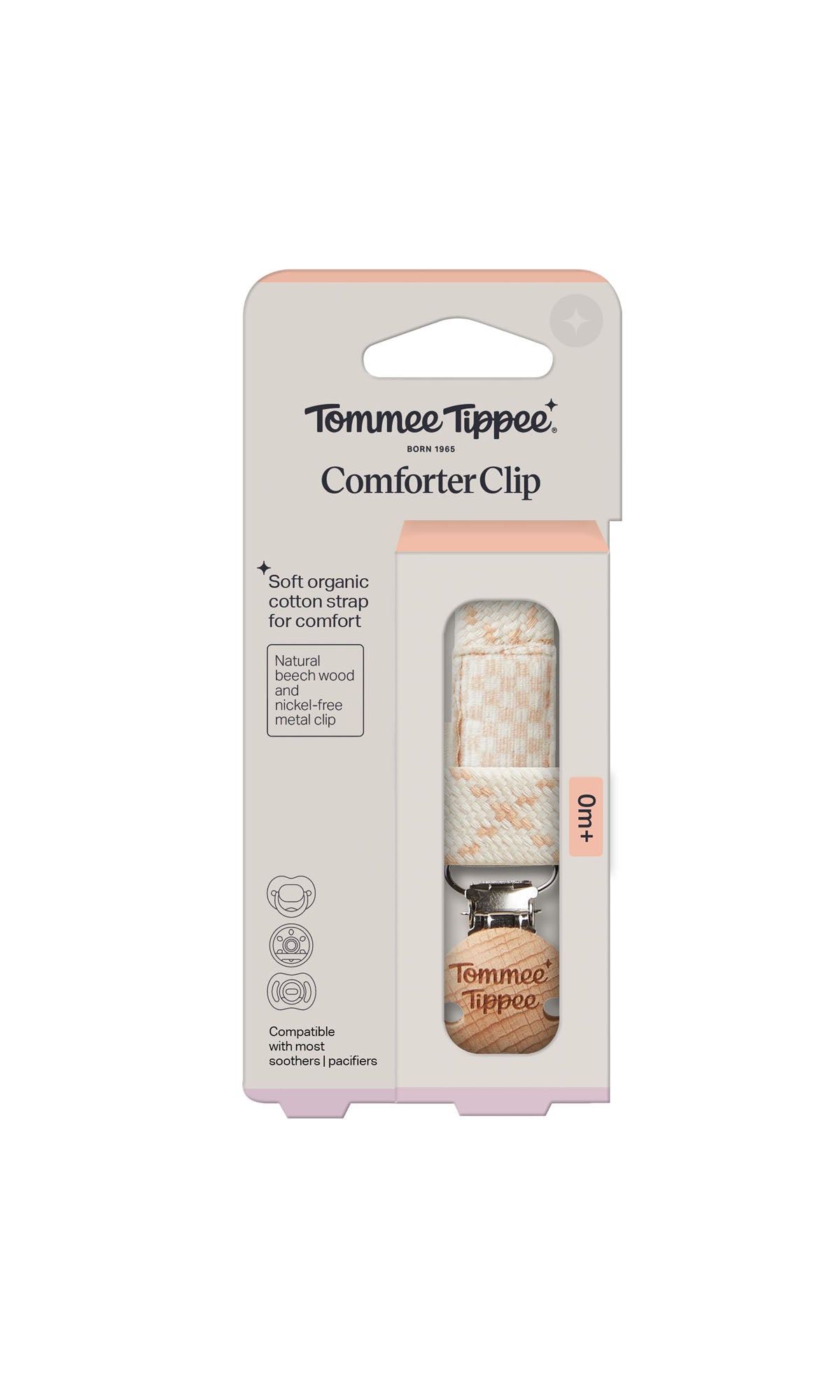 Tommee Tippee Soother Comfort Clip 0m+ - Image 2