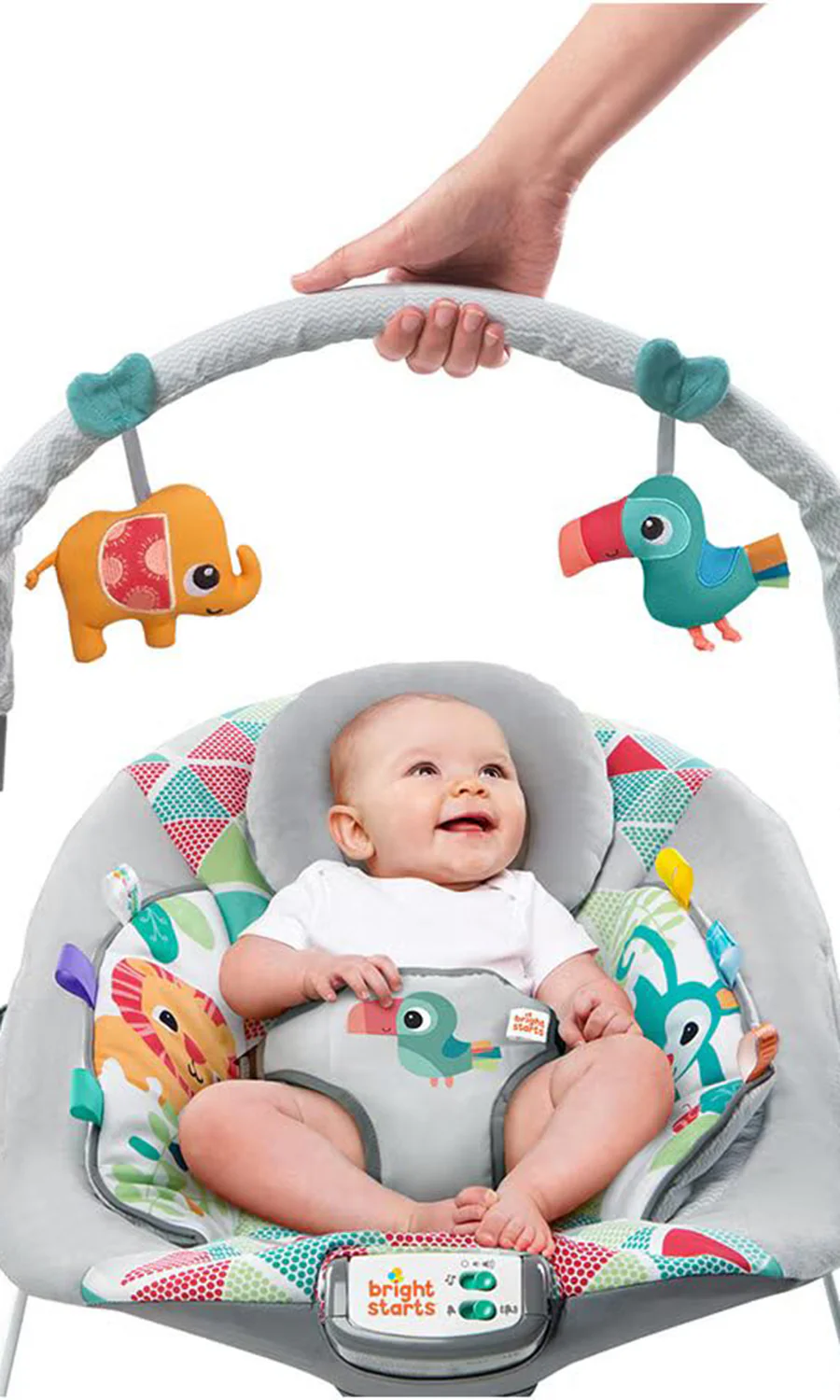 Toucan Tango Baby Bouncer Seat with Vibration - Image 3