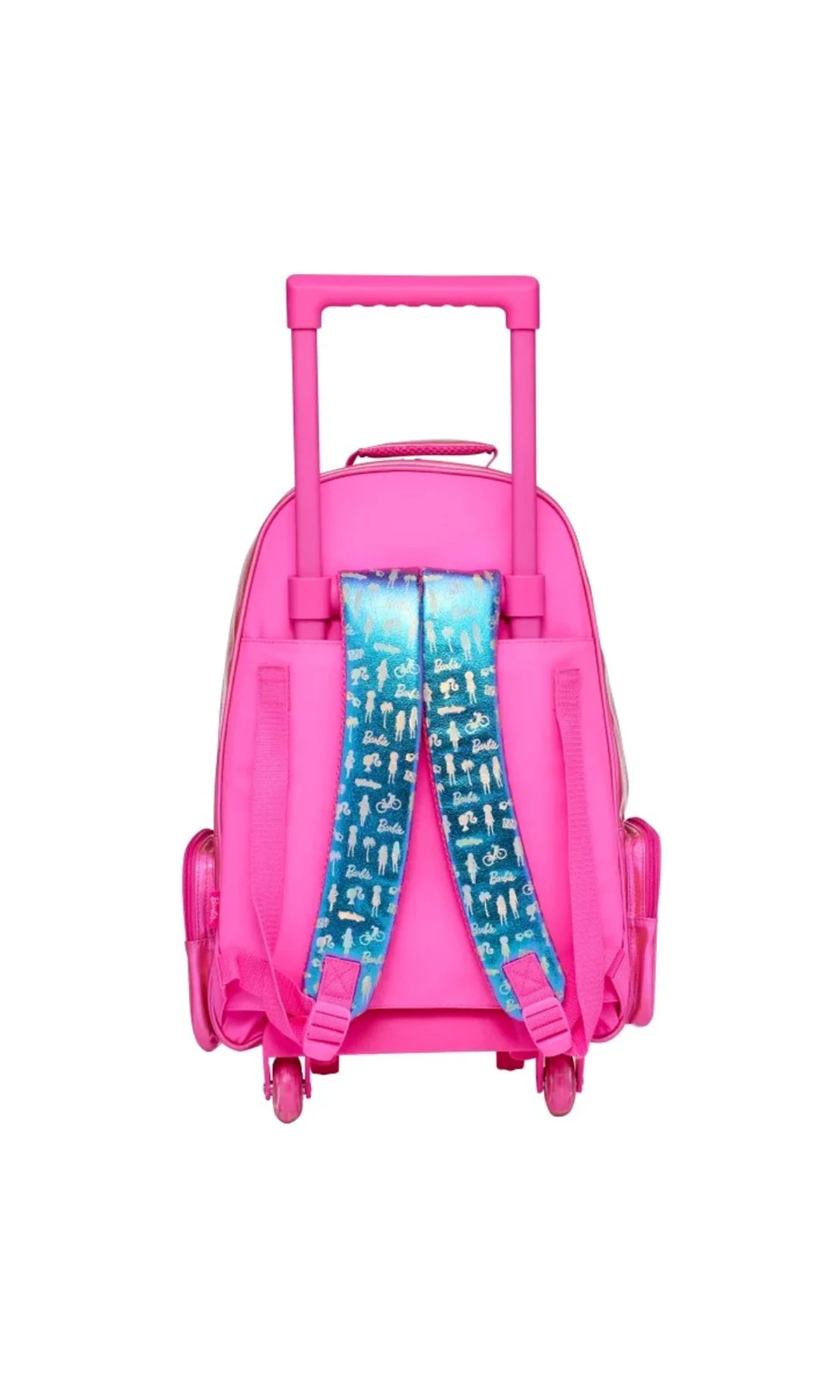 Girls Pink Bow Trolley School Bag 18 L Grade 5-8 - Image 2