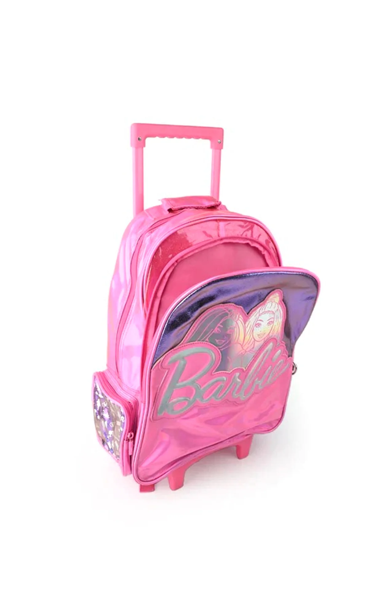 Girls Pink Bow Trolley School Bag 18 L Grade 5-8 - Image 3