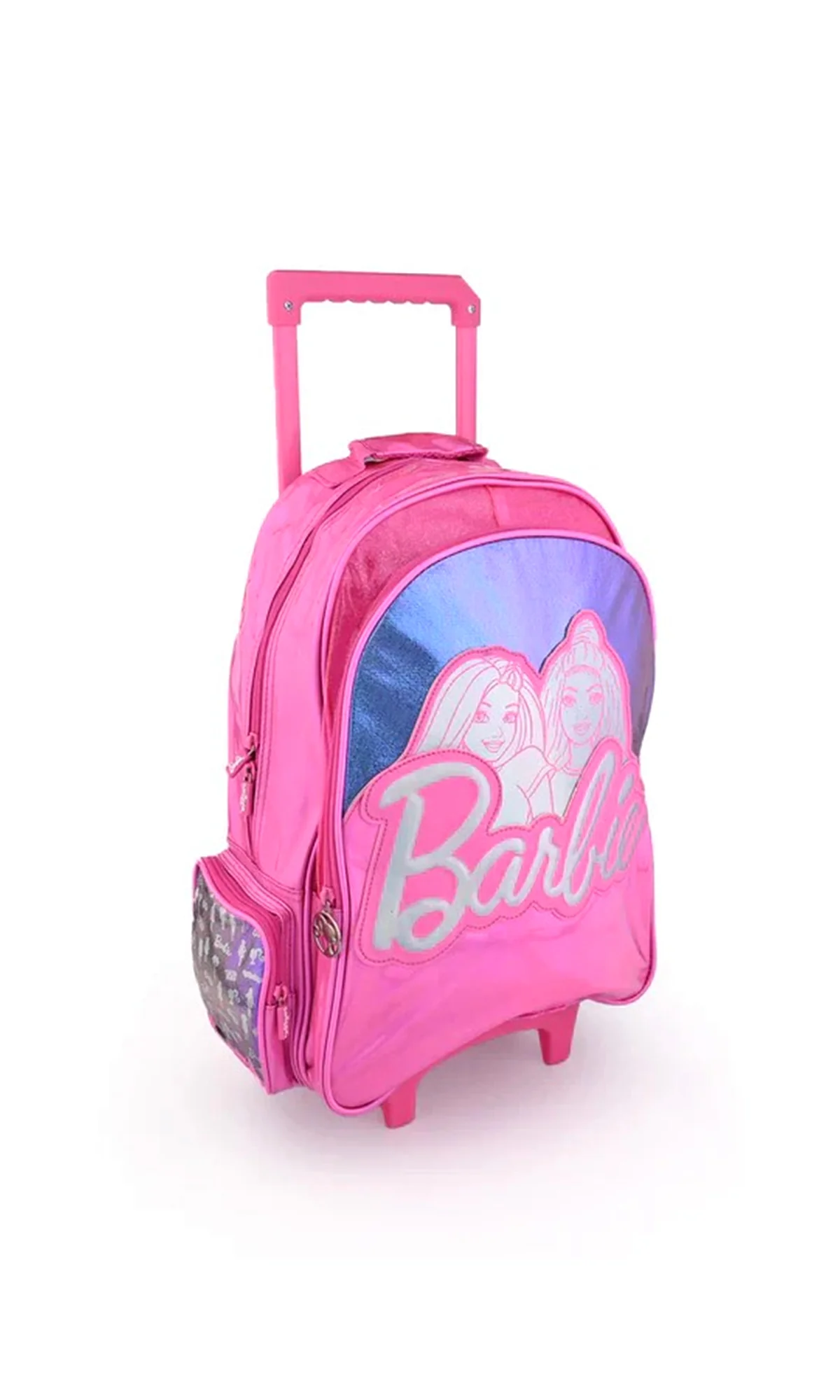 Girls Pink Bow Trolley School Bag 18 L Grade 5-8 - Image 4