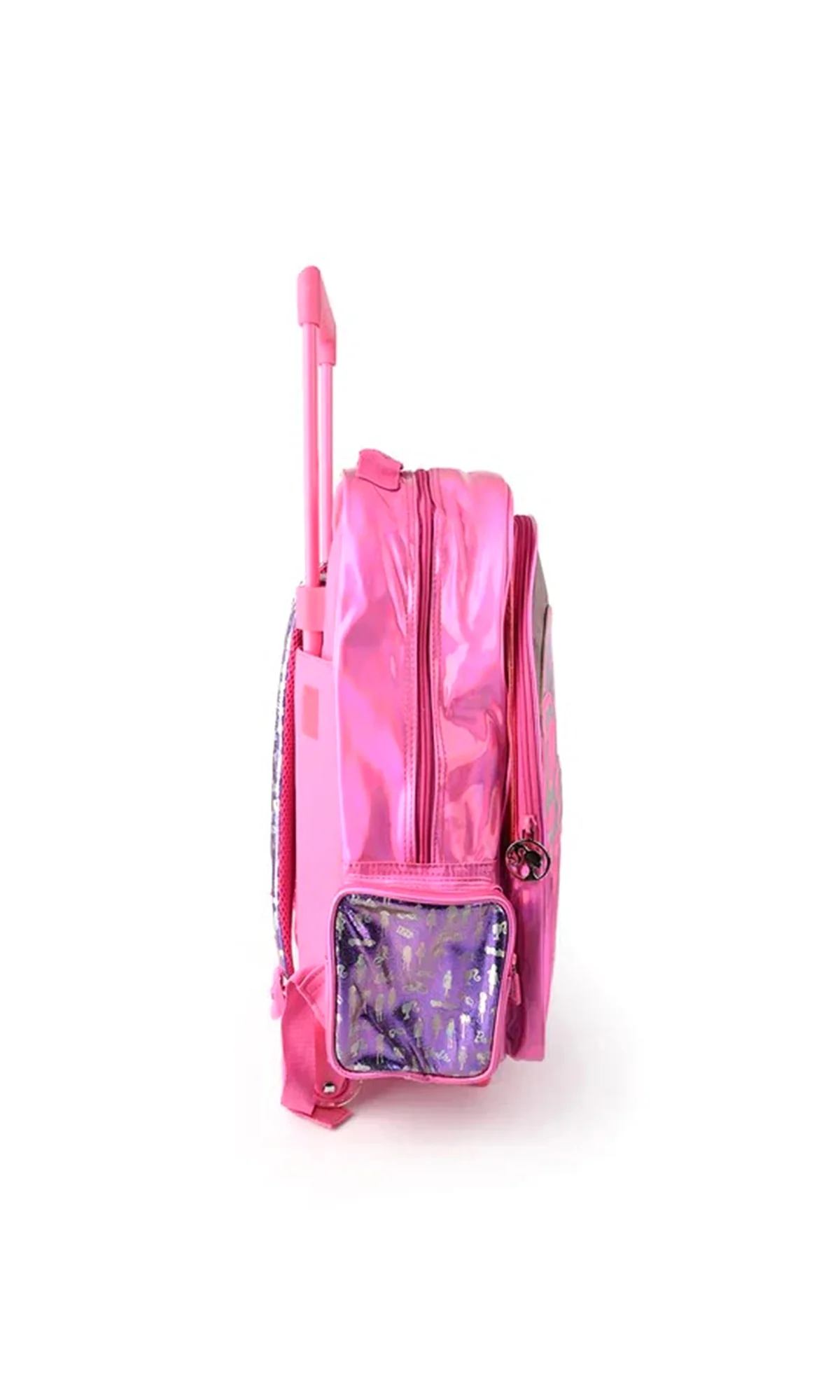 Girls Pink Bow Trolley School Bag 18 L Grade 5-8 - Image 5