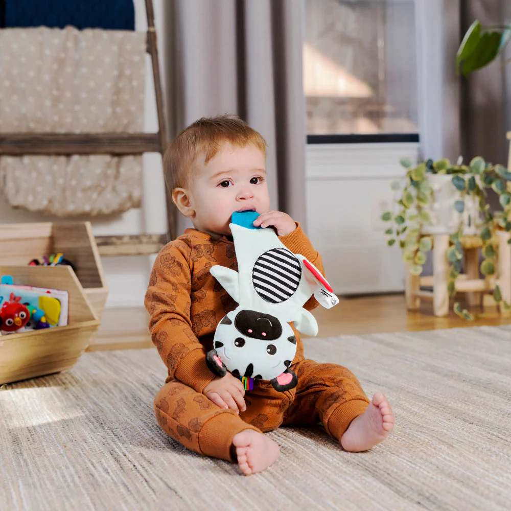 Zen the Zebra™ Sensory Plush Teether - Image 4